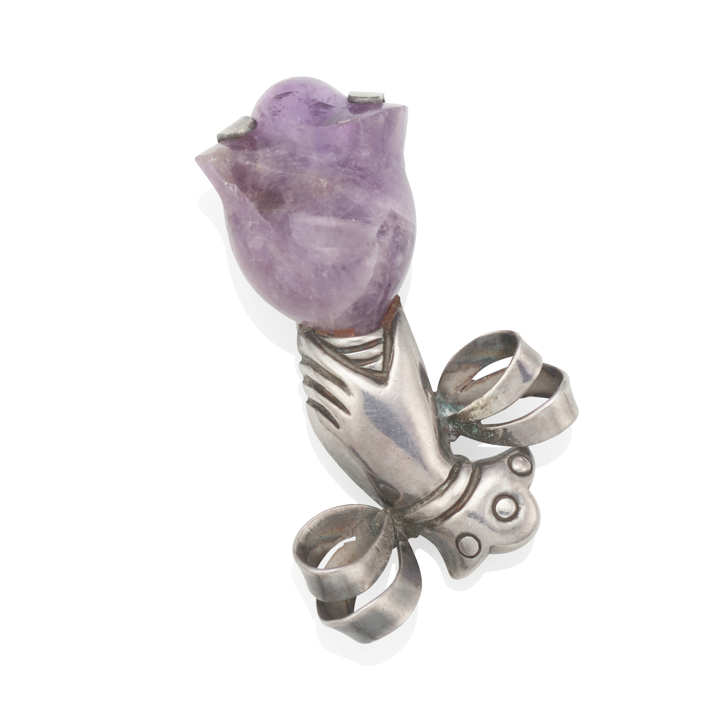 Amethyst Tulip Pin - Photo 1