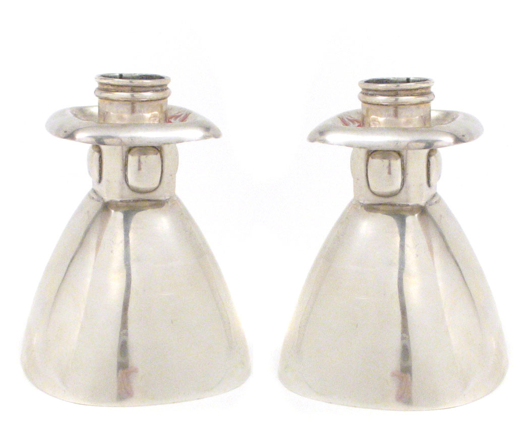 Oval Bell Candlesticks - Photo 1