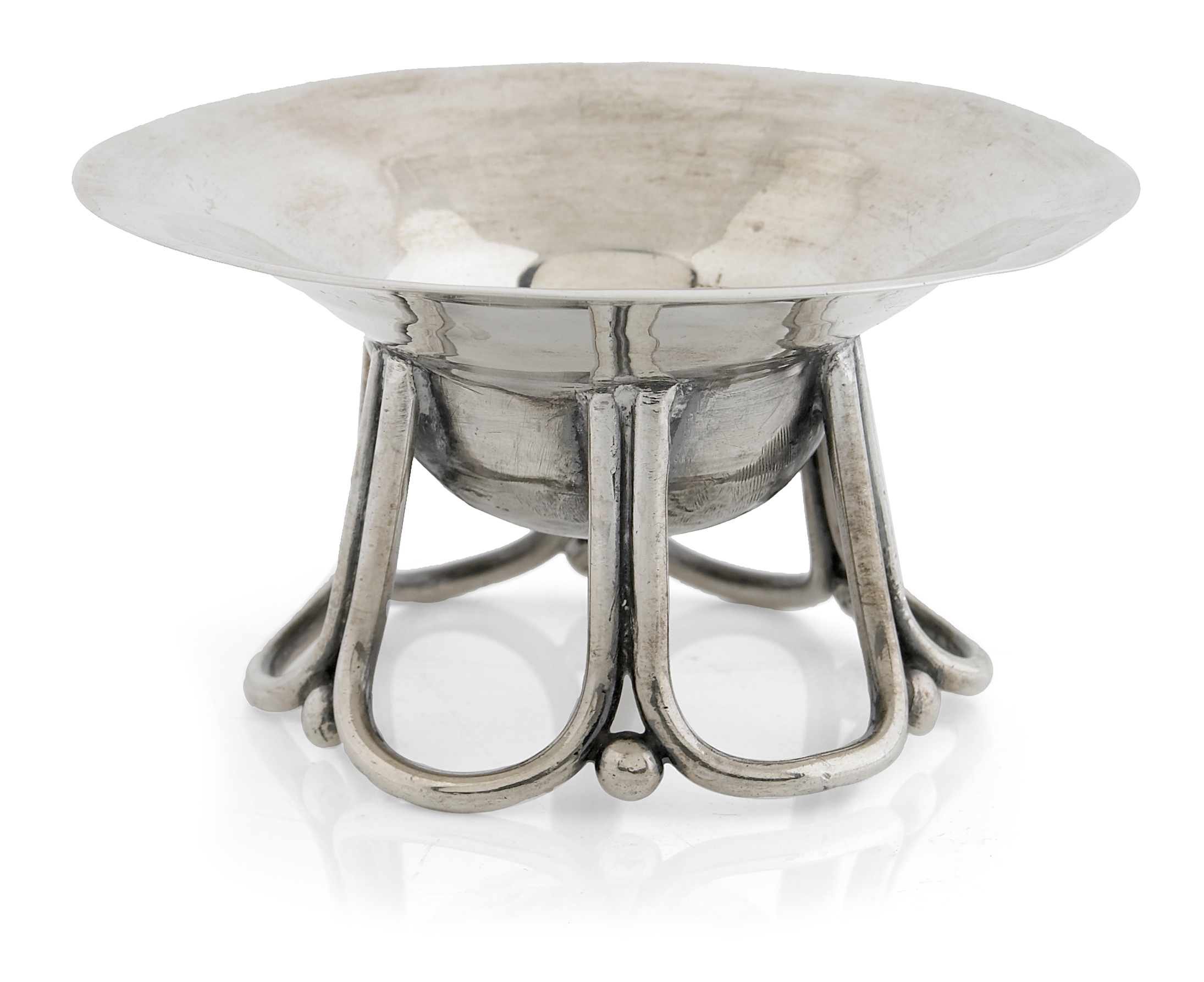Master Salt Dish with Silver Looped Legs Is Also Listed - Photo 1