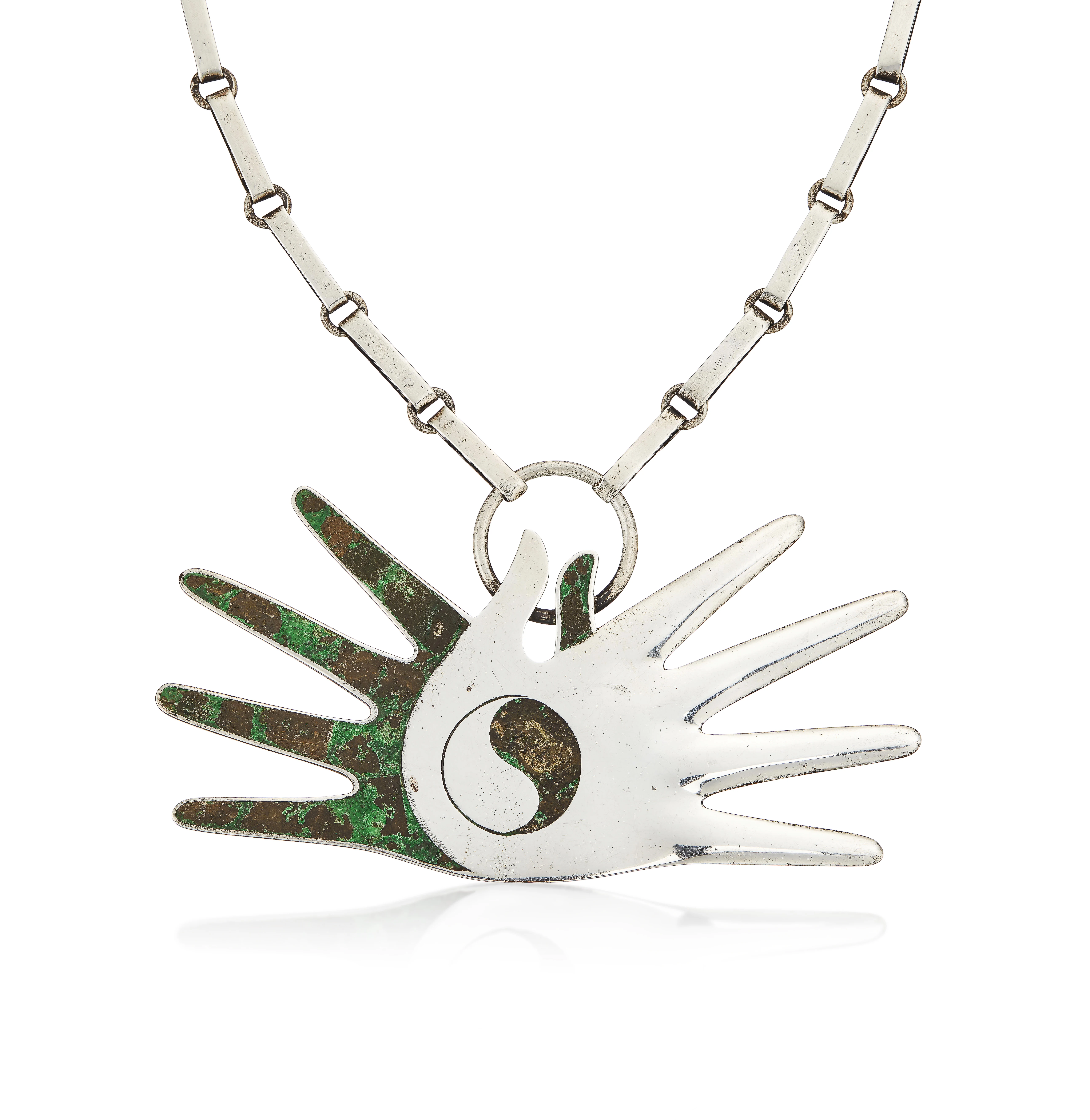 'Hands' Hardstone Necklace - Photo 1
