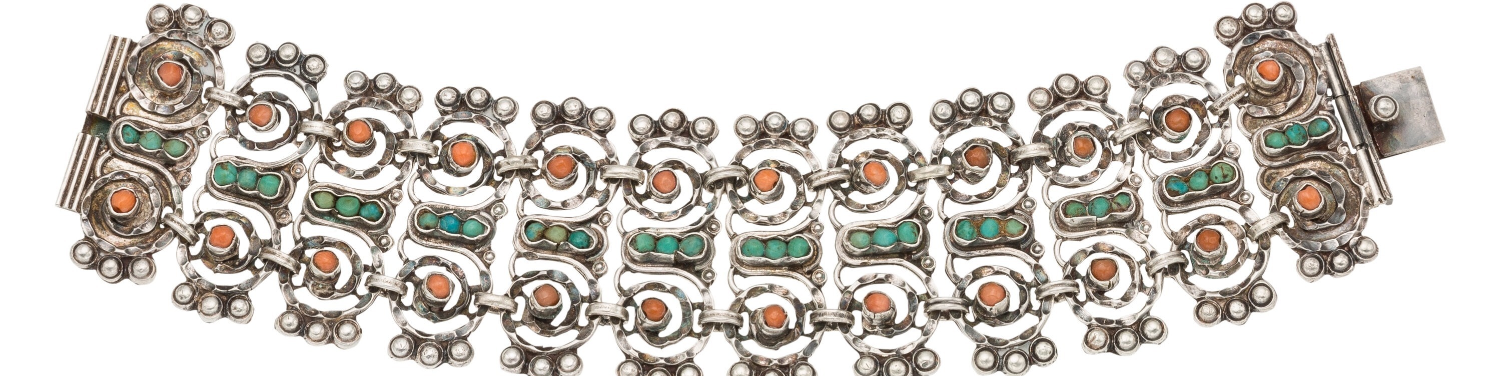 turquoise coral bracelet - Photo 1