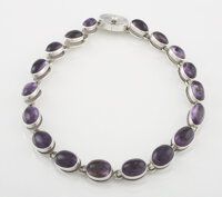 Silver and Amethyst Necklace - Photo 1