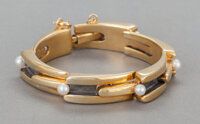 silver and pearl bracelet - Photo 1