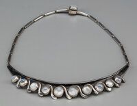 Silver and Moonstone Necklace - Photo 1