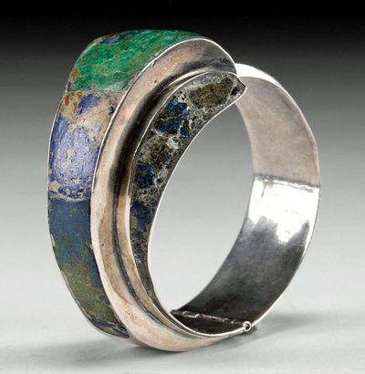 Mosaico Azteca chrysocolla bracelet