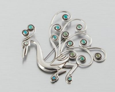 Peacock pin - Photo 1