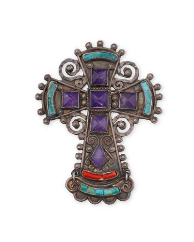 turquoise amethyst pendant - Photo 1