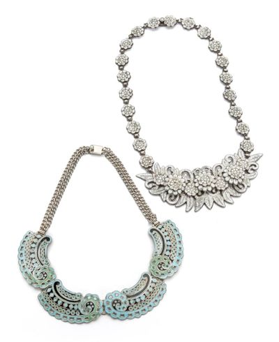 Wild Leaves with Flowers necklace - Photo 1