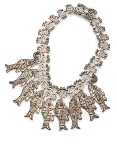 turquoise fish necklace - Photo 1