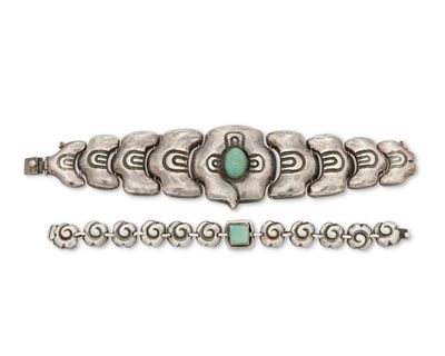 turquoise floral bracelet - Photo 1