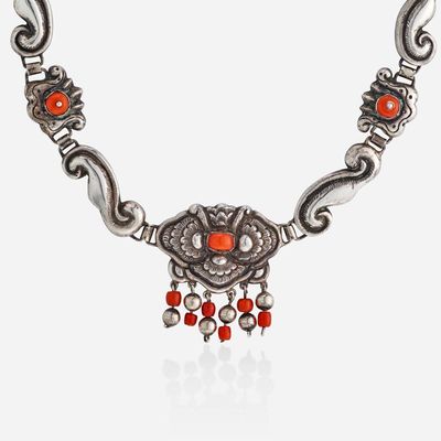coral necklace