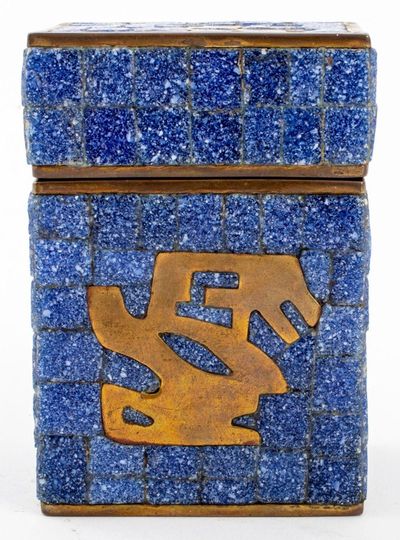 mosaic brass box - Photo 1