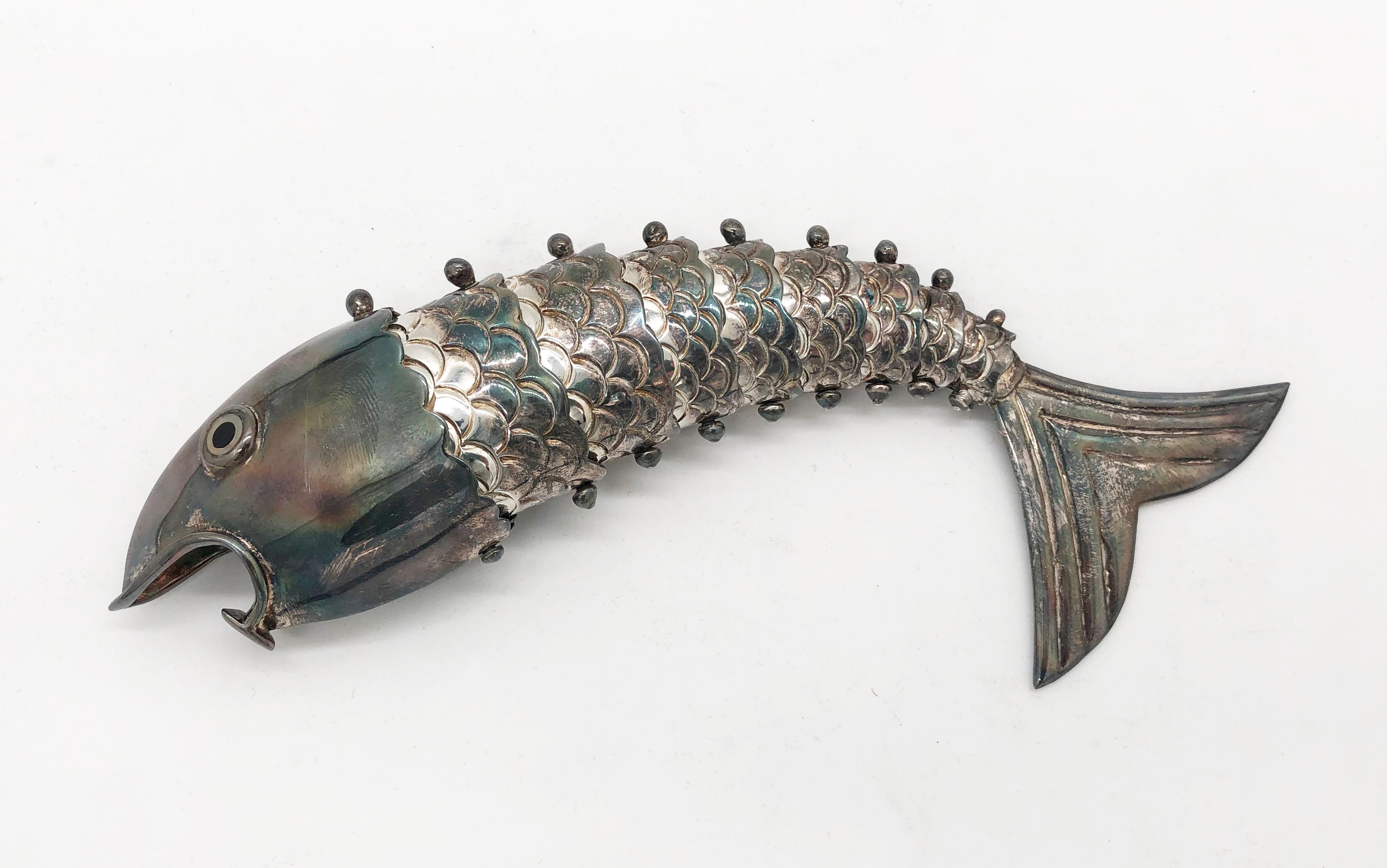 fish silverplate bottle opener - Photo 1