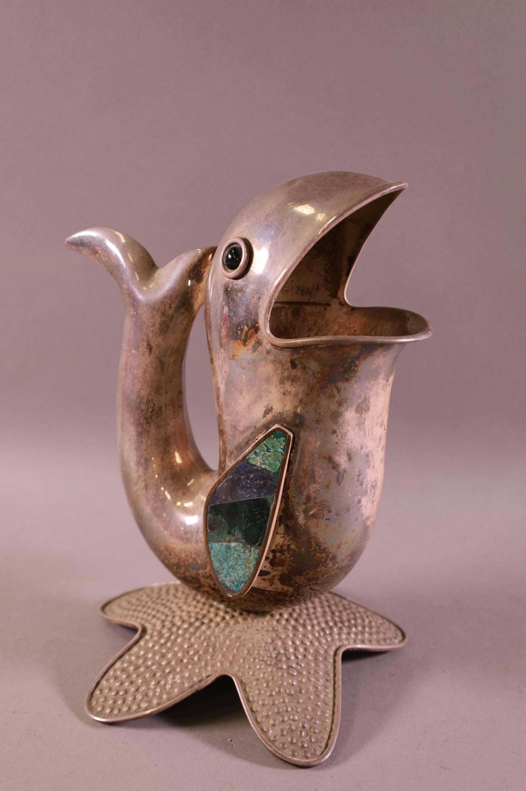 fish silverplate plate - Photo 1