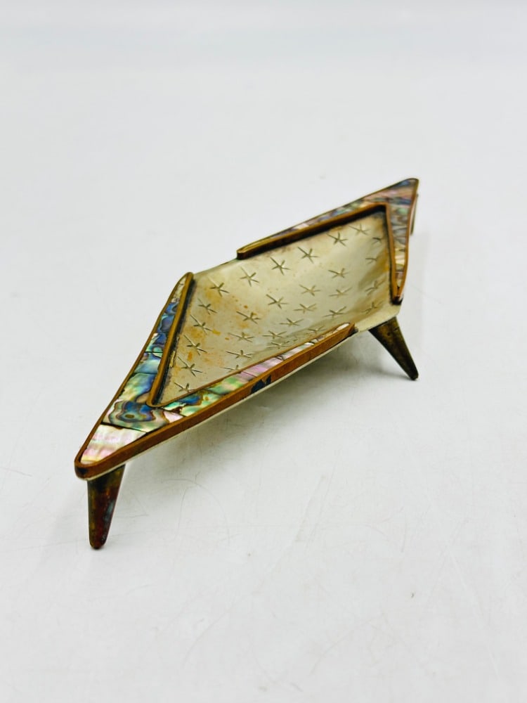 shell silverplate mop plate - Photo 1