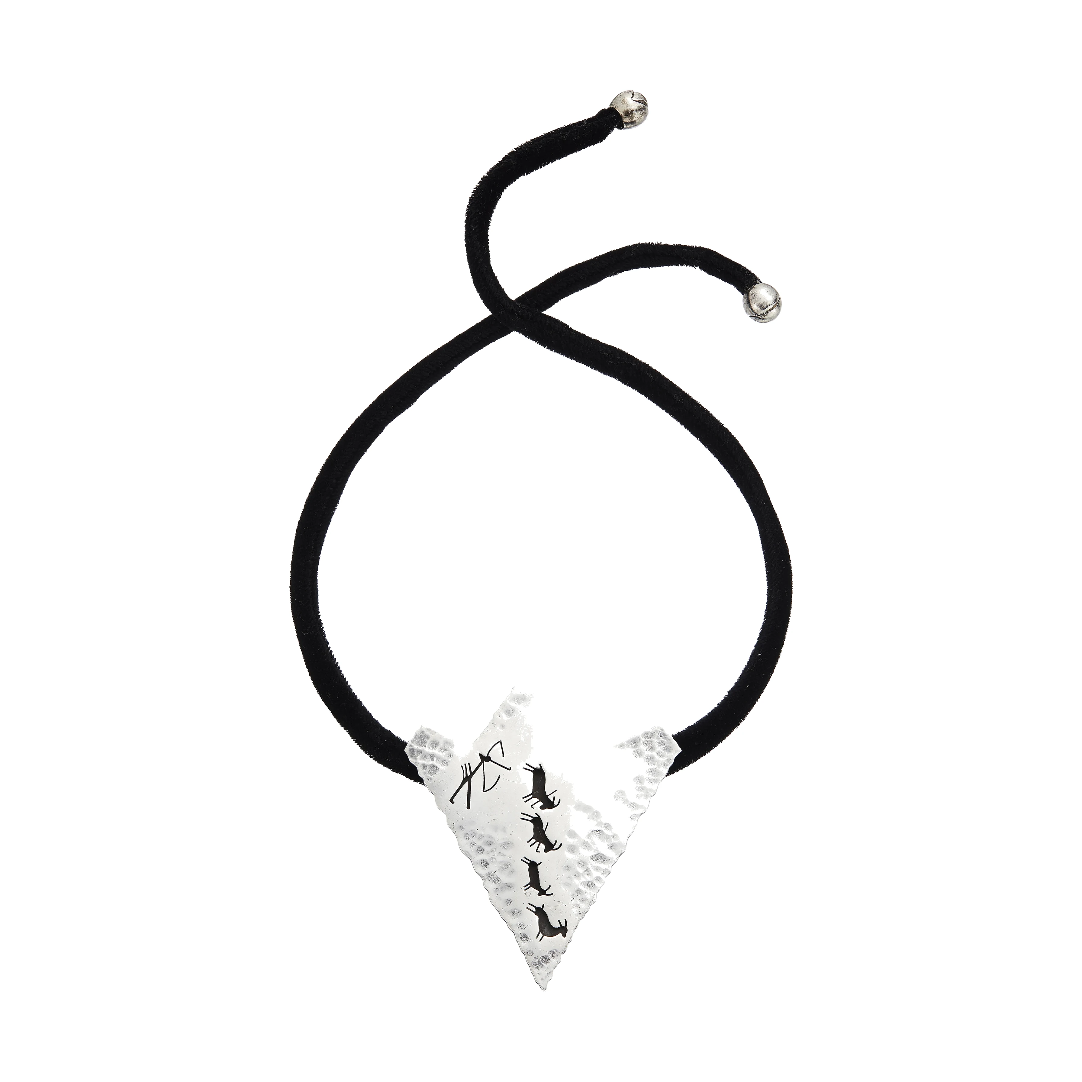 Petroglyph Arrowhead Pendant Necklace - Photo 1