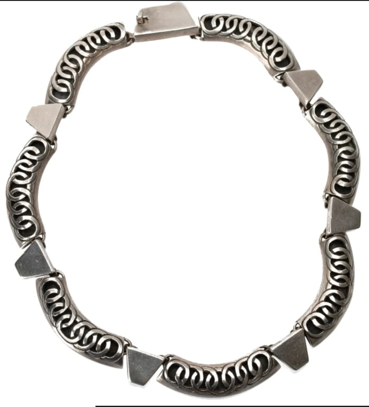 Design 62 Scroll Link Necklace