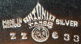Antonio · Taxco · Silver · Made in Mexico · [eagle 17]