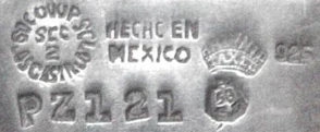Soc Coop Sec 2 · Hecho en Mexico · 925 · PZ121 · [eagle 58]