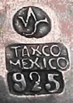 William Spratling mark: Taxco · Mexico · WS · 925 (1933-38)