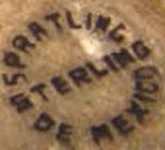 William Spratling mark: Spratling de Mexico · Sterling (1949-51)