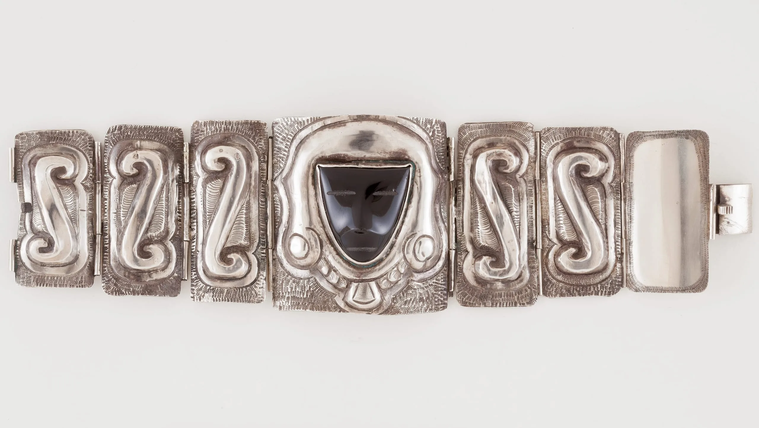 Framed Mask Cuff Bracelet