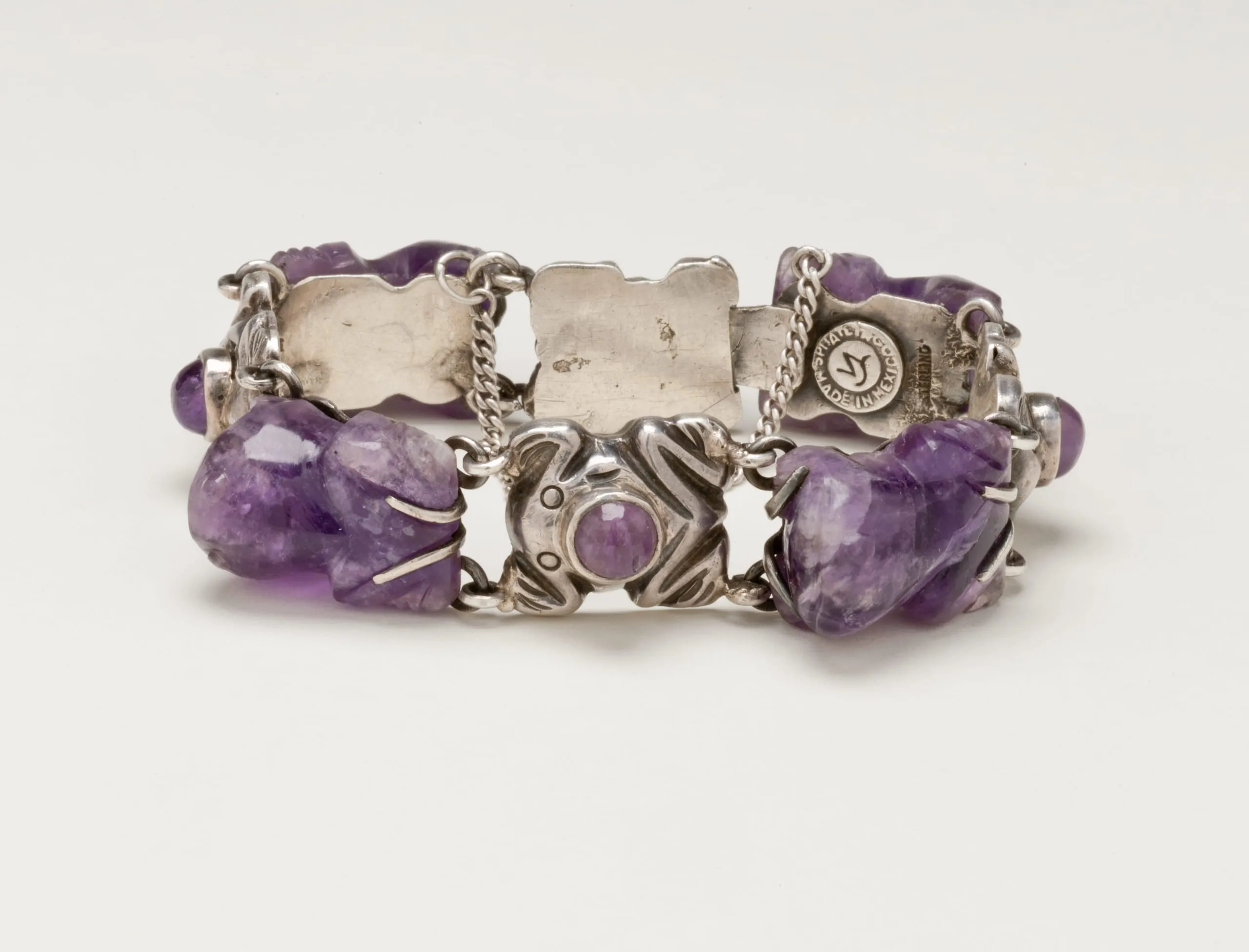 Amethyst Frog Bracelet