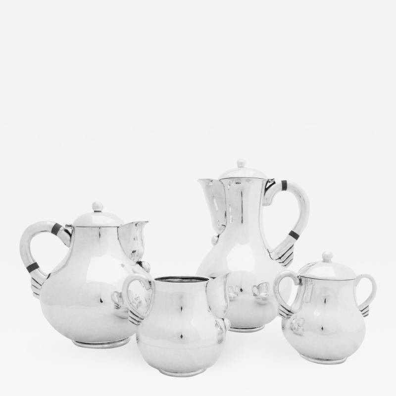 Coffee pot from six-piece sterling coffee and tea service - Photo 1