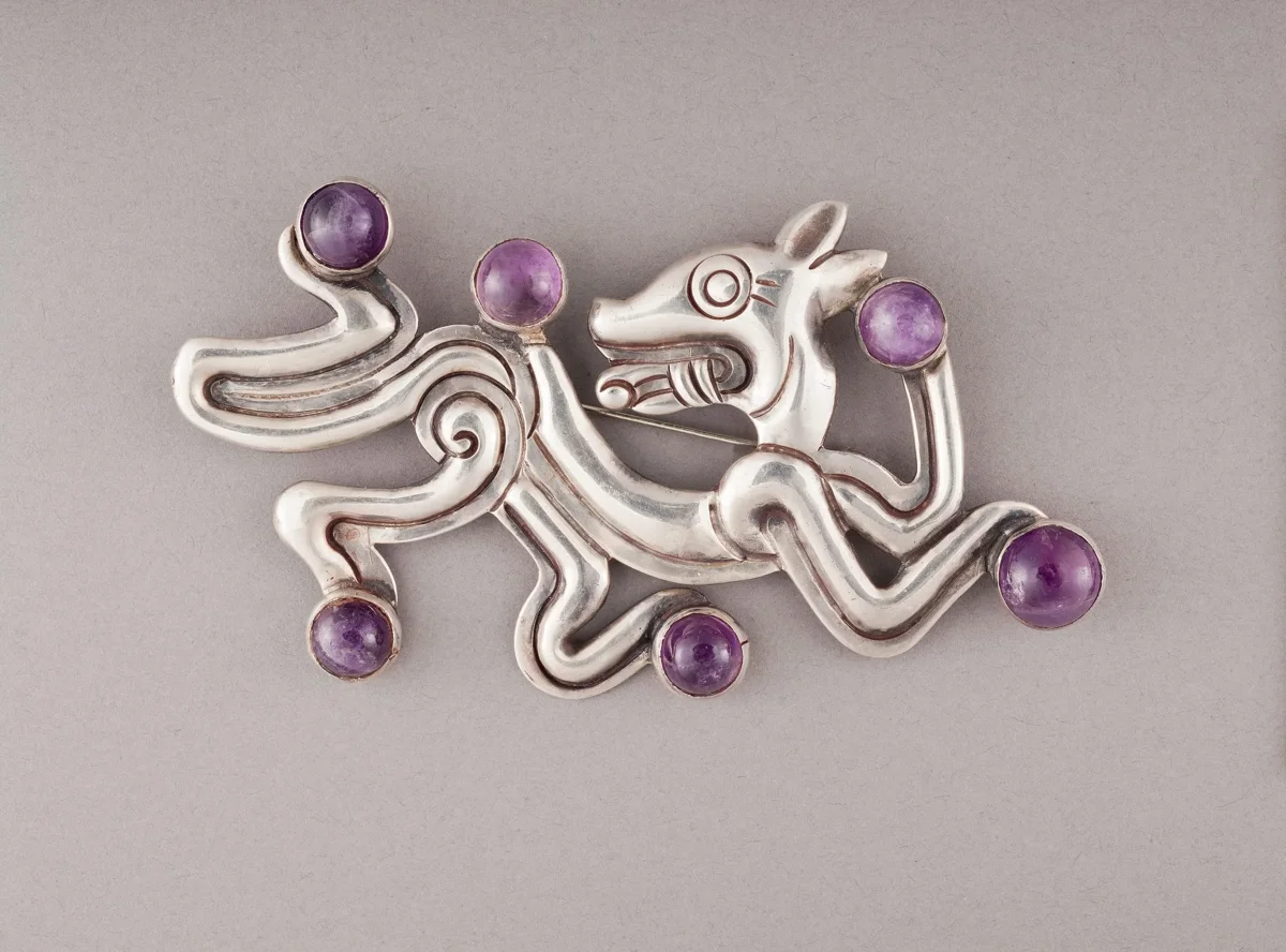 Jaguar Brooch (Prendedor en forma de jaguar)