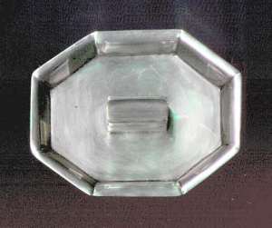 Spratling Octagonal Silver Ashtray with a Holder - Photo 1