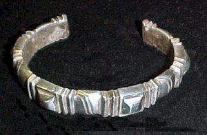 Pyramid Cuff Bracelet - Photo 1