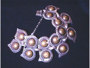 Owl Bracelet with Copper Eyes - Photo 1