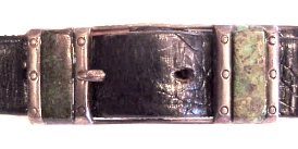 Buckle with Impressed Circles in the Silver - Photo 1