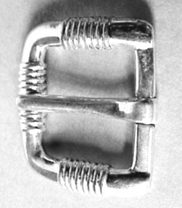 Buckle with Wrapped Wire on Three of the Four Sides - Photo 1