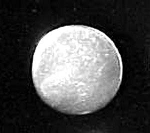 Smooth Round Silver Button - Photo 1