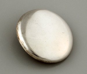 Plain Silver Button - Photo 1