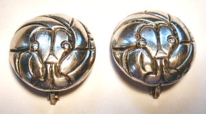 Earrings, Produced by Silson, Were Designed by Spratling - Photo 1