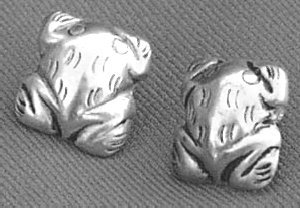Frog Earrings - Photo 1