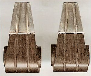 Earrings of Silver and Rosewood - Photo 1