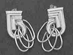 Three Hoop Swirl Earrings - Photo 1