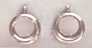 Moon Shaped Earrings - Photo 1