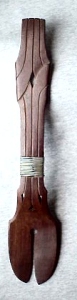 Salad Server Fork of Rosewood - Photo 1