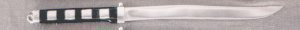 Ebony and Silver Carving Knife - Photo 1
