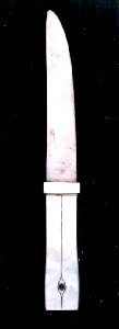 Knife with Inset Amethyst - Photo 1