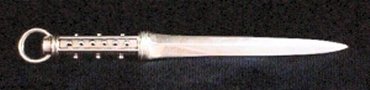 Letter Opener with Silver Beads on Handle and Large Silver - Photo 1