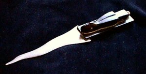 Wavy Silver Letter Opener - Photo 1