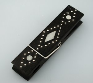 Large and Heavy Ebony and Silver Paper Clip Is Referred - Photo 1