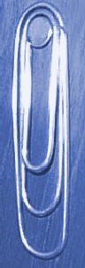 Clip Is in the Form of an Enlarged Paper Clip - Photo 1