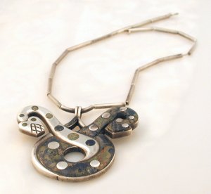 Twin Serpents Necklace