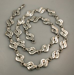 Flowing Ribbons Necklace
